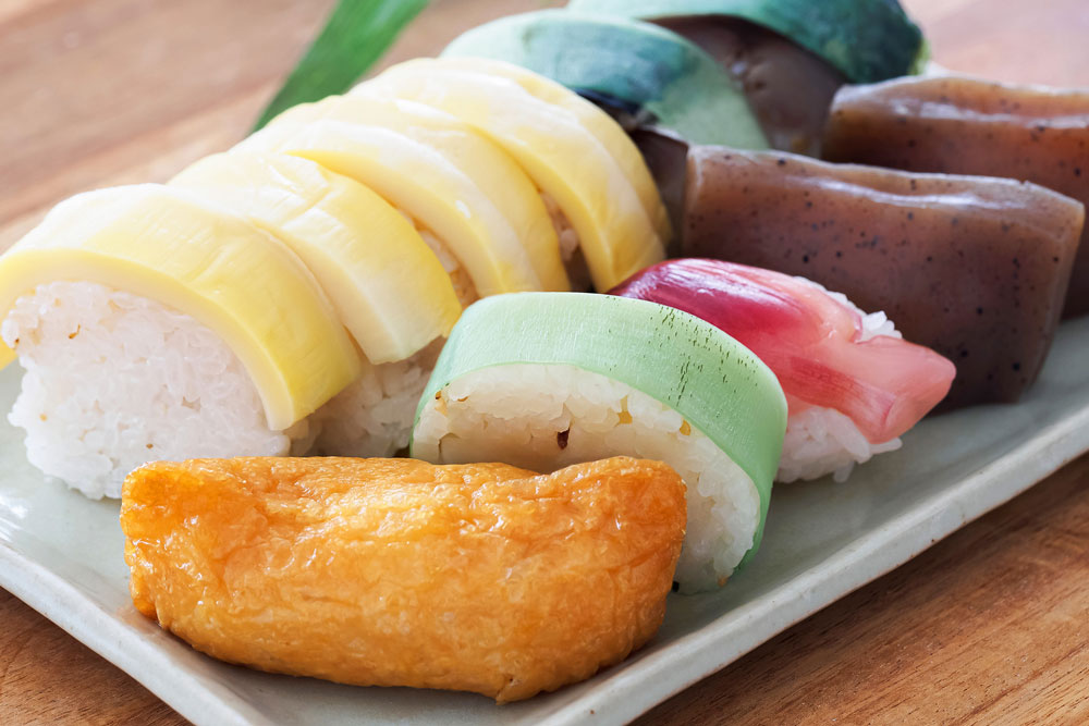 Tosa Inaka Sushi ซูชิผักแบบโคจิ