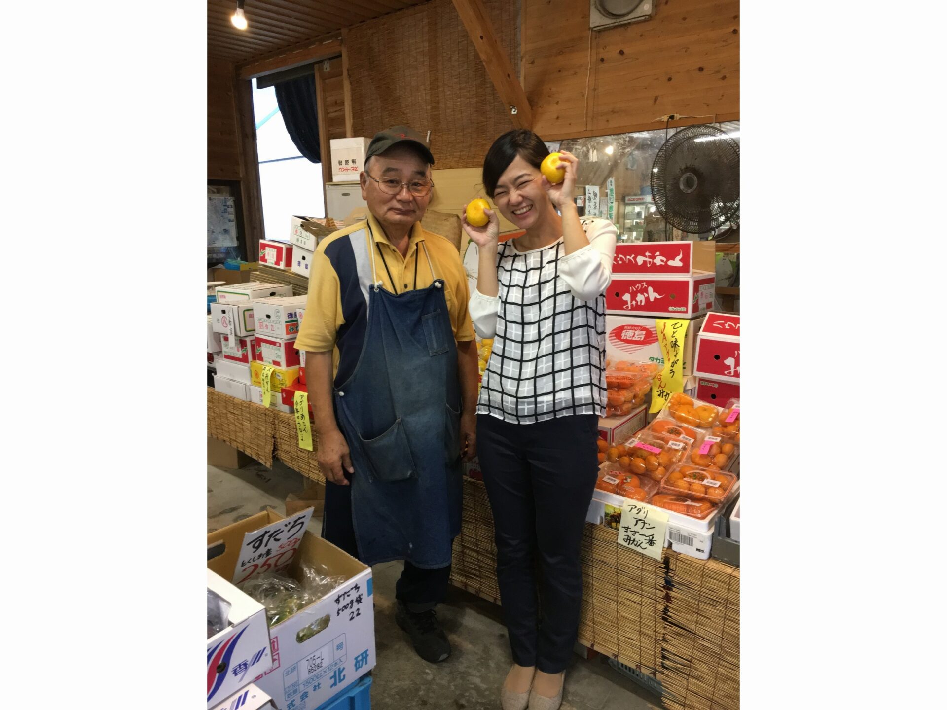 เก็บส้มมิกังที่ Idobata Kanko-en