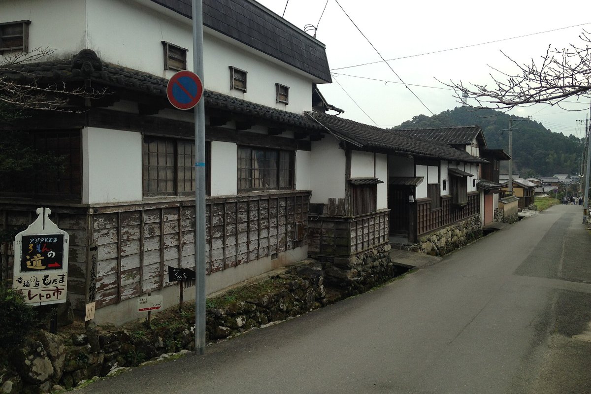 บ้านเก่าในย่านเมืองปราสาทอากิซึกิ