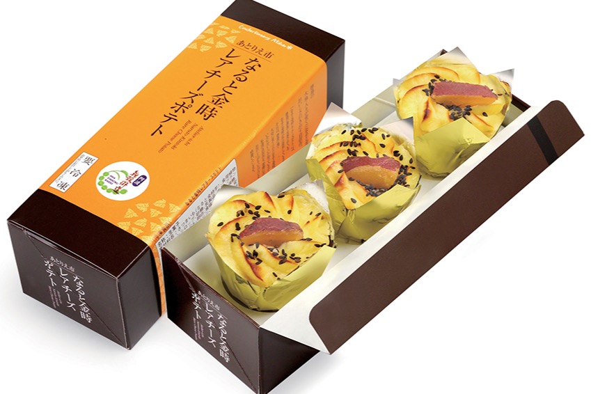 ของฝากโทคุชิมะ มันหวาน Naruto Kintoki สอดไส้ครีมชีส｜เช็กสต็อกที่ Atelier Ichi