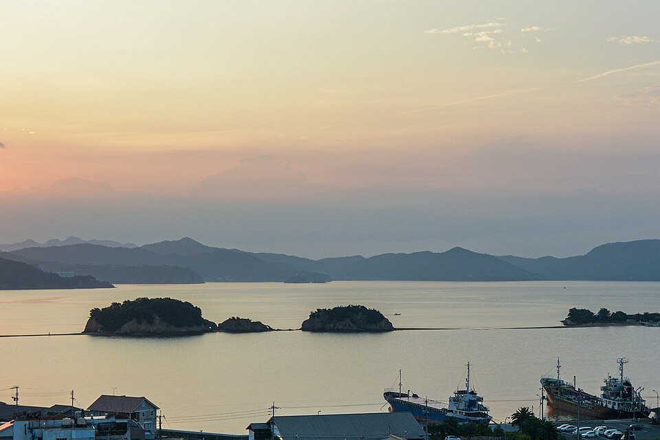 เกาะเล็กฝั่งเอนเจิลโรดยามเย็น ตอนน้ำขึ้น