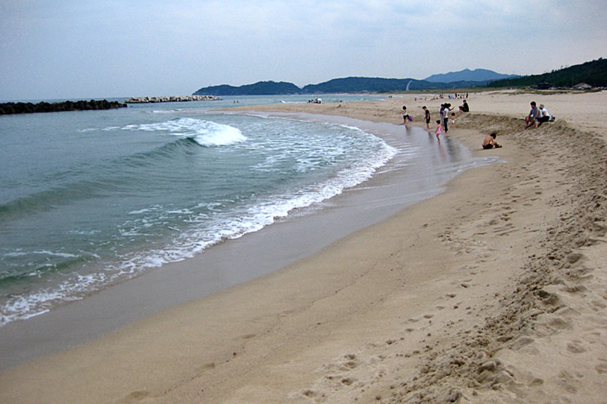 หาดอาเนะกาฮามะ สวนริมทะเลอิวามิ ฮามาดะ