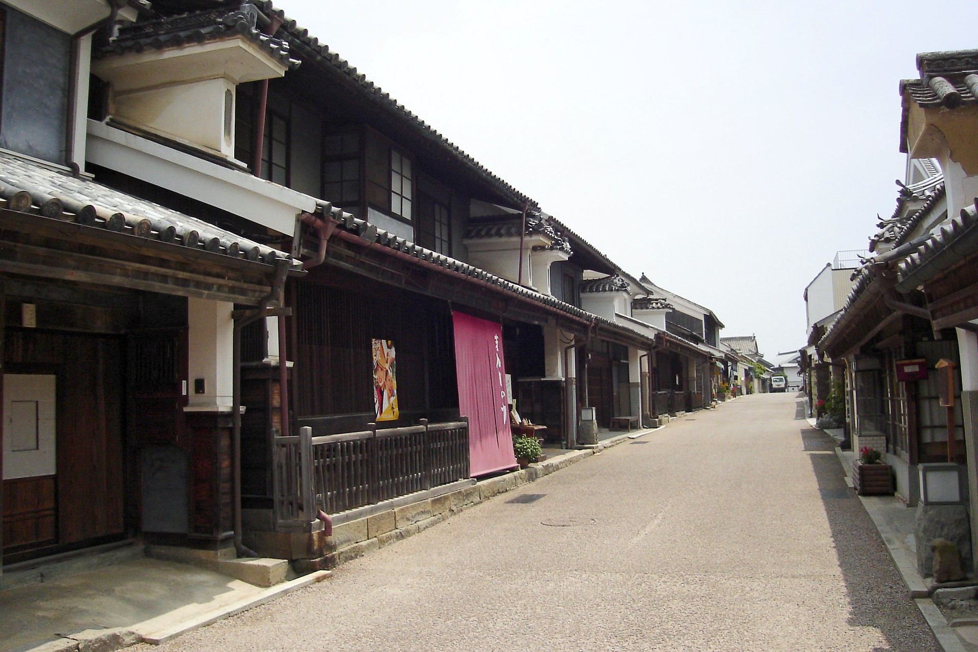 ถนนบ้านเก่าอุดัตสึในย่านวาคิมาจิ เมืองมิมะ จังหวัดโทคุชิมะ