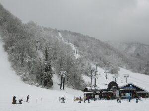ยูซาวะ นาคาซาโตะ สโนว์รีสอร์ต นีงาตะ: ใกล้สถานีและพักในรถไฟเก่า