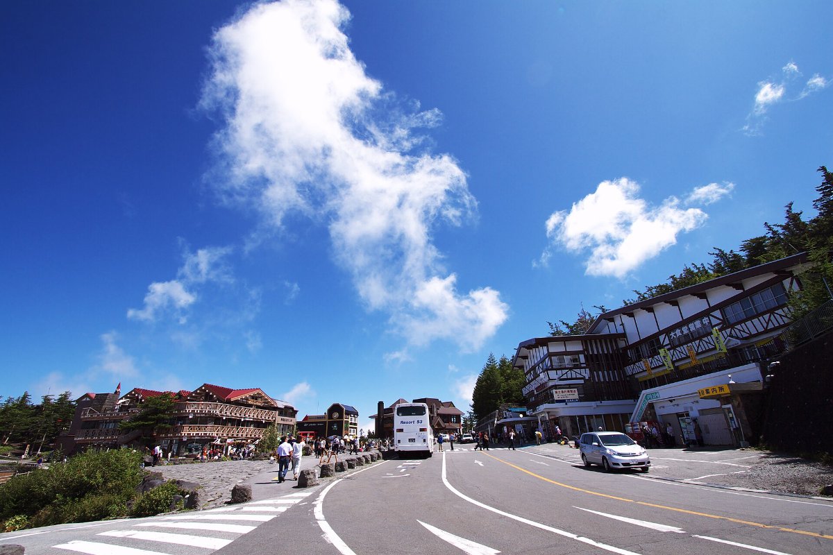 ลานหน้าร้านค้าที่สถานีที่ 5