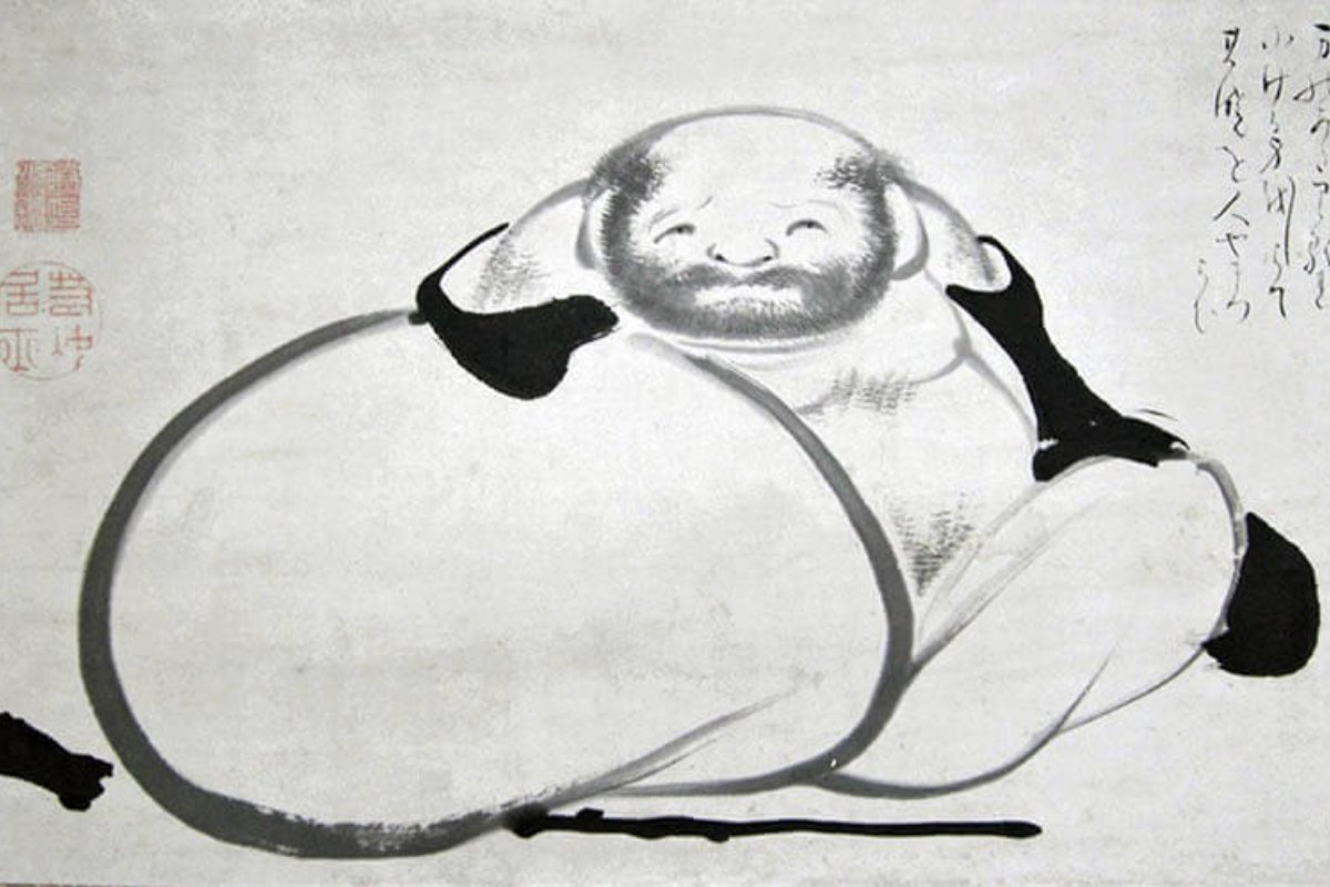 ภาพวาดโฮเตของอิโต จาคุจู หนึ่งในของสะสมของพิพิธภัณฑ์ศิลปะฮมมะ
