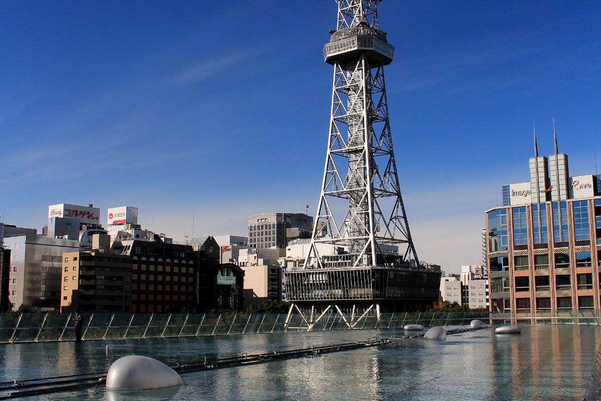 หอคอยเหล็กปี 1954 กลางเมืองนาโกย่า