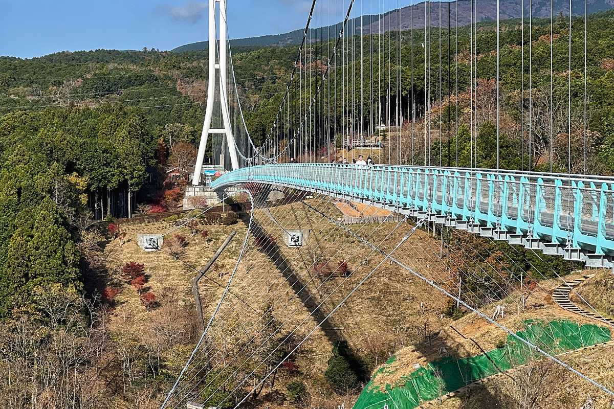 บริเวณปลายสะพานมิชิมะสกายวอล์ก