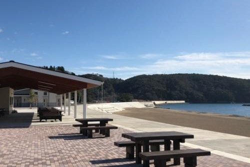 หาดจูฮาจินาริฮามะ ย่านโอชิกะ เมืองอิชิโนมากิ