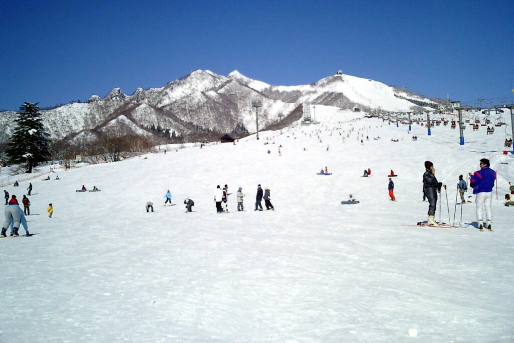 ลานสกีอิวัปปาระ เมืองยูซาวะ ในฤดูหนาว