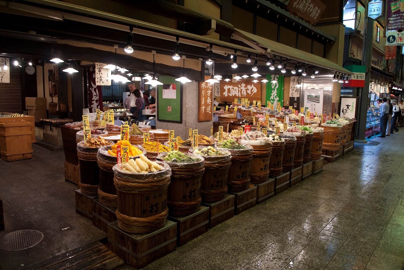 ร้านผักดองในตลาดนิชิกิ