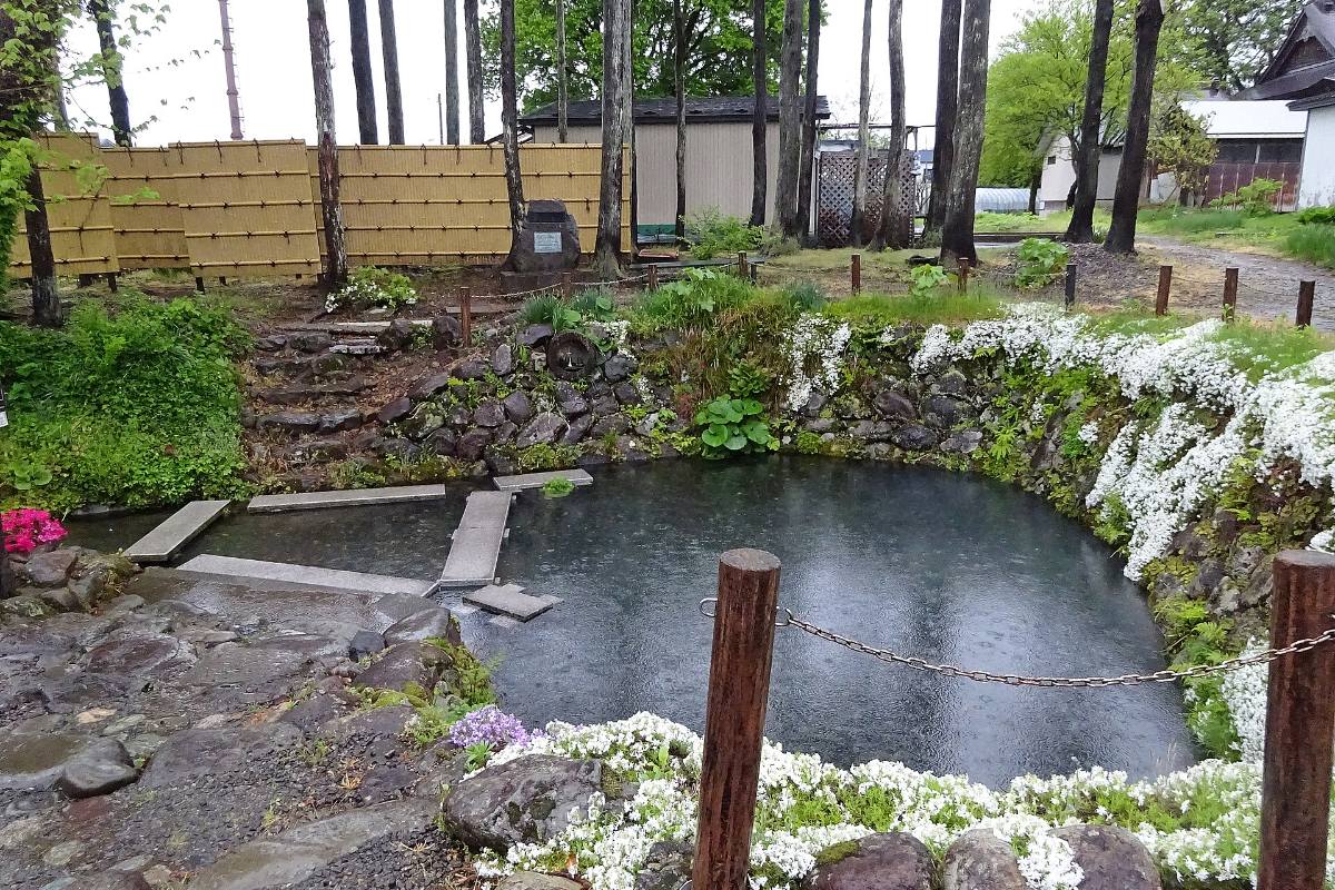 บ่อน้ำพุใสกลางสวนในย่านร็อกโกะ