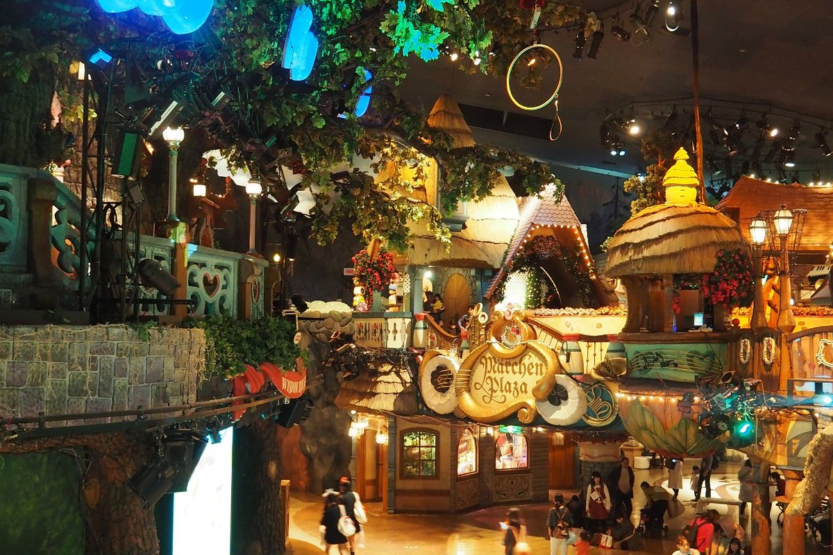 ฉากตกแต่งภายในซานริโอพิวโรแลนด์