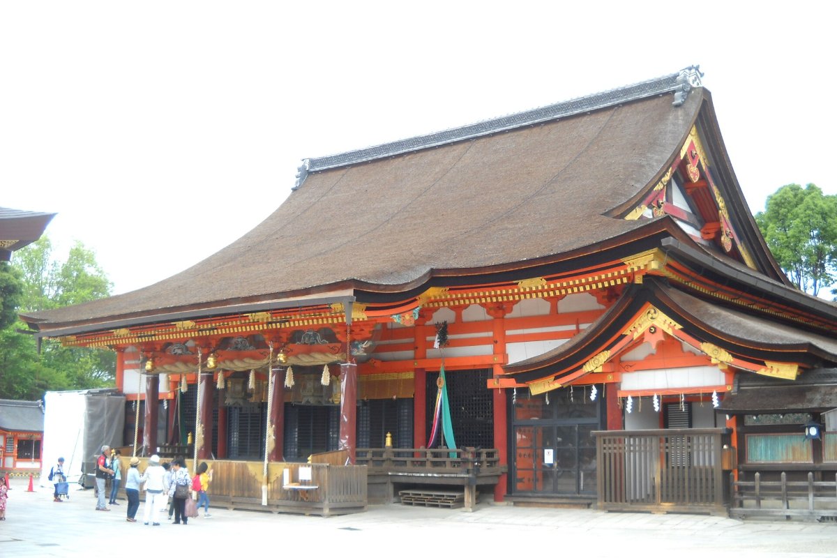 วิหารหลักของศาลเจ้ายาซากะ